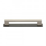 M Marcus Heritage Brass Metro Design Cabinet Pull with Plate 160mm Centre to Centre